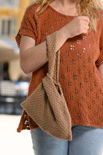 Japanese Knot Bag Knitting Pattern