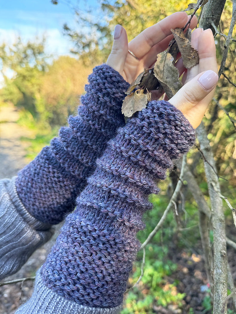 Spring Arm Warmers Knitting Pattern - Main Image