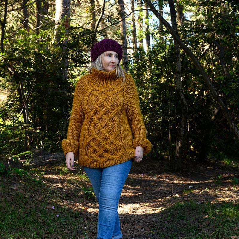 Knitting Pattern For All Mankind Chunky Turtleneck Sweater Chunky