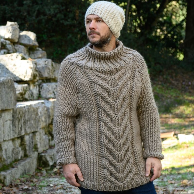 Cool Chunky Mens Knitwear Men's Chunky Knit Jumper Pattern