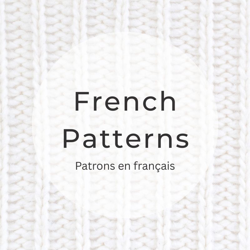 French Patterns — Patrons en français