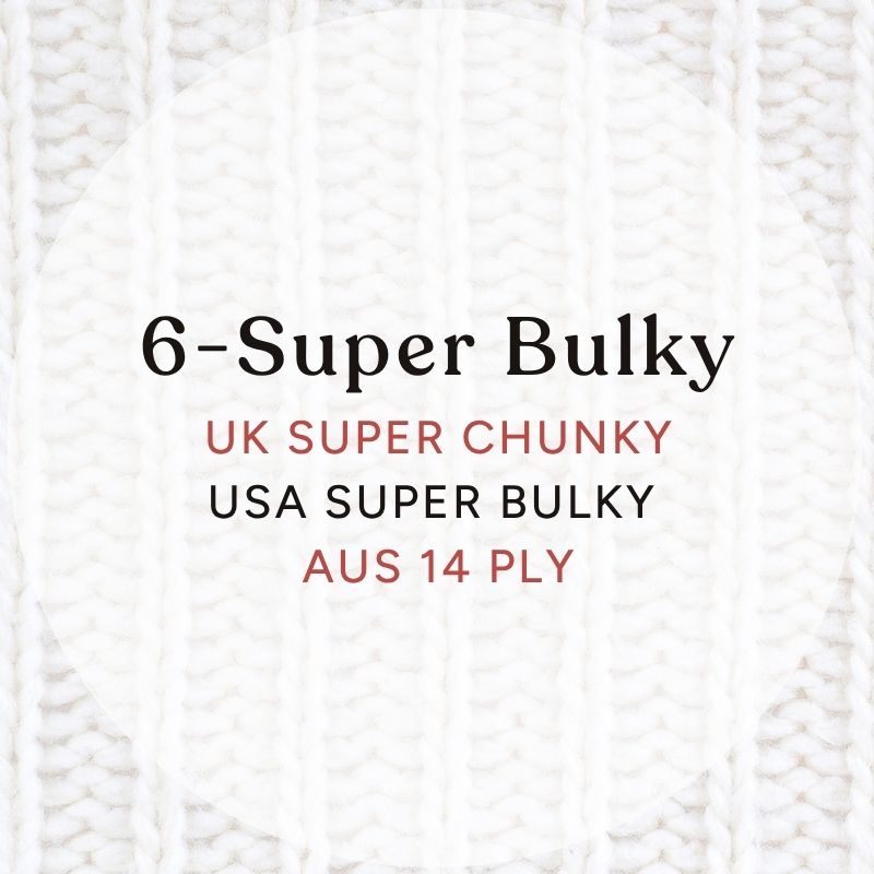 6 - Super Bulky Yarn Patterns - Handy Little Me Shop