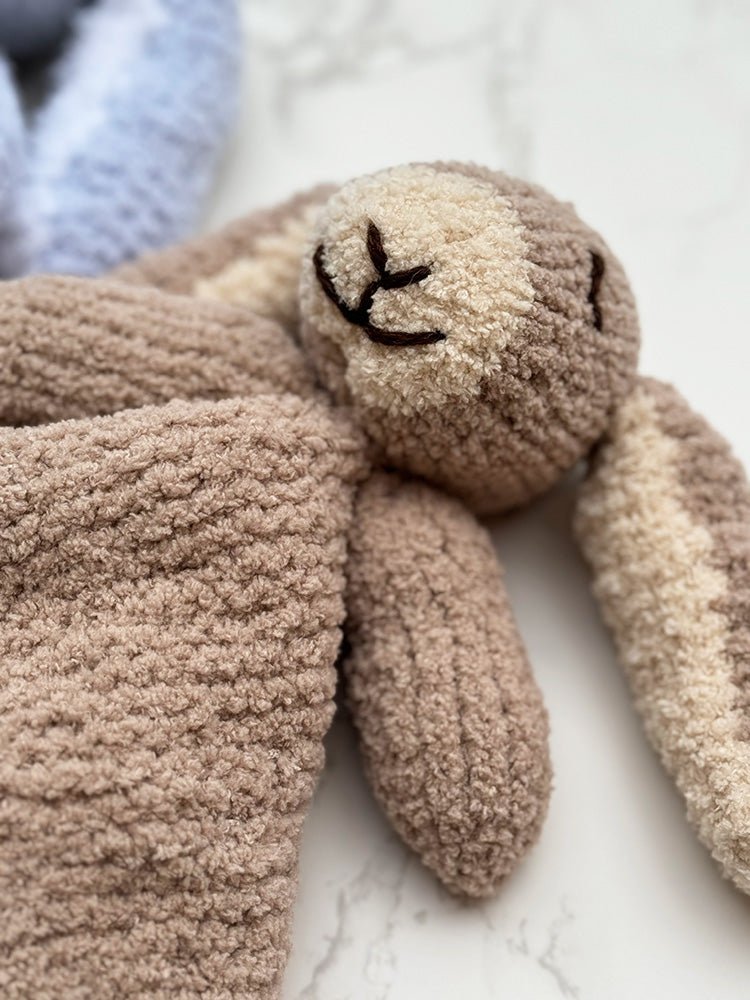 Bunny Baby Blankie Knitting Pattern - Handy Little Me Shop