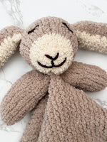 Bunny Baby Blankie Knitting Pattern