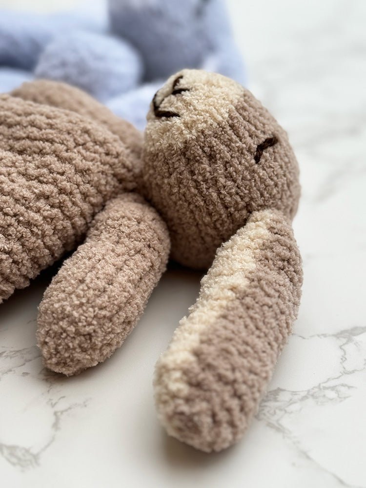Bunny Baby Blankie Knitting Pattern PDF – Handy Little Me Shop