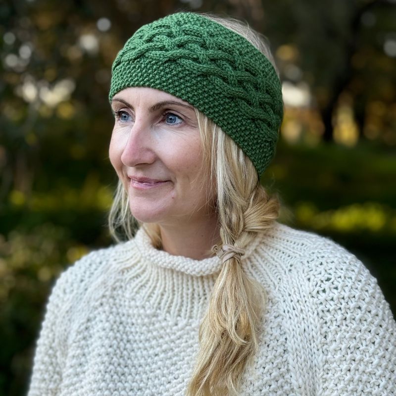 Celtic Cable Headband Knitting Pattern