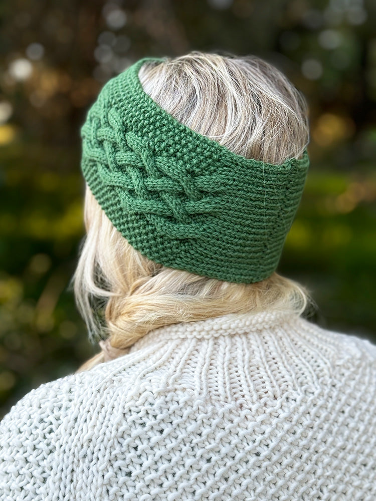 Celtic Cable Headband Knitting Pattern