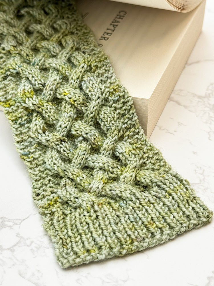 Bookmark Knitting Pattern (Celtic Cable) - Handy Little Me Shop