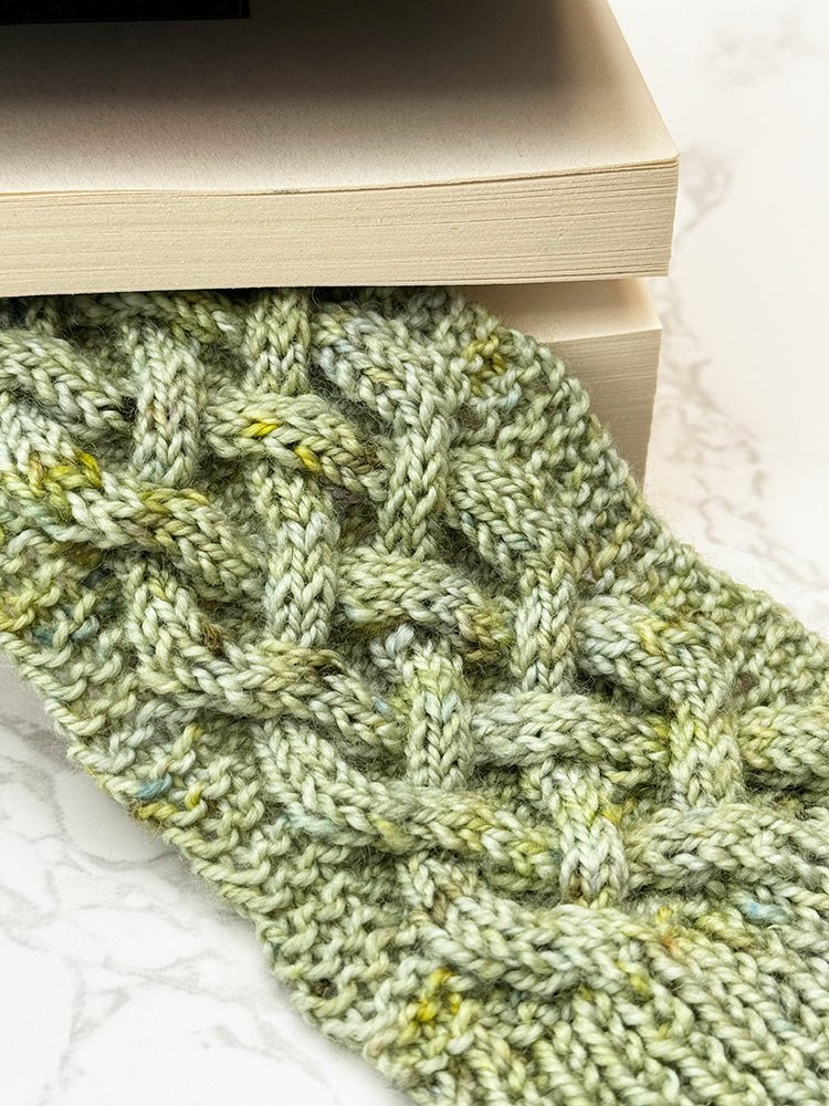Bookmark Knitting Pattern (Celtic Cable) - Handy Little Me Shop