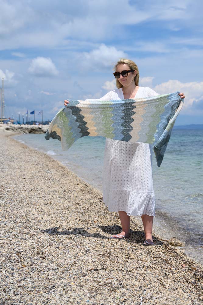 The Sea Glass Shawl Knitting Pattern