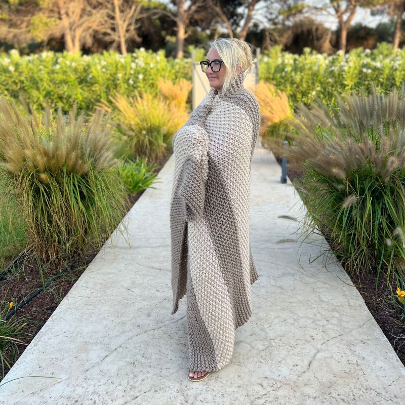 Chunky Blanket Knitting Pattern - Handy Little Me Shop