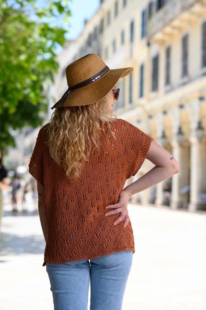 The Erato Tee Knitting Pattern (Dandelion Fluff) - Handy Little Me Shop