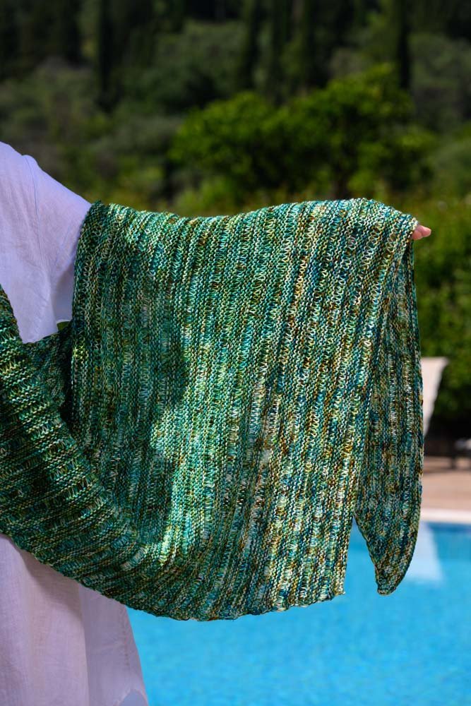 Shades Of Water Shawl Knitting Pattern - Handy Little Me Shop