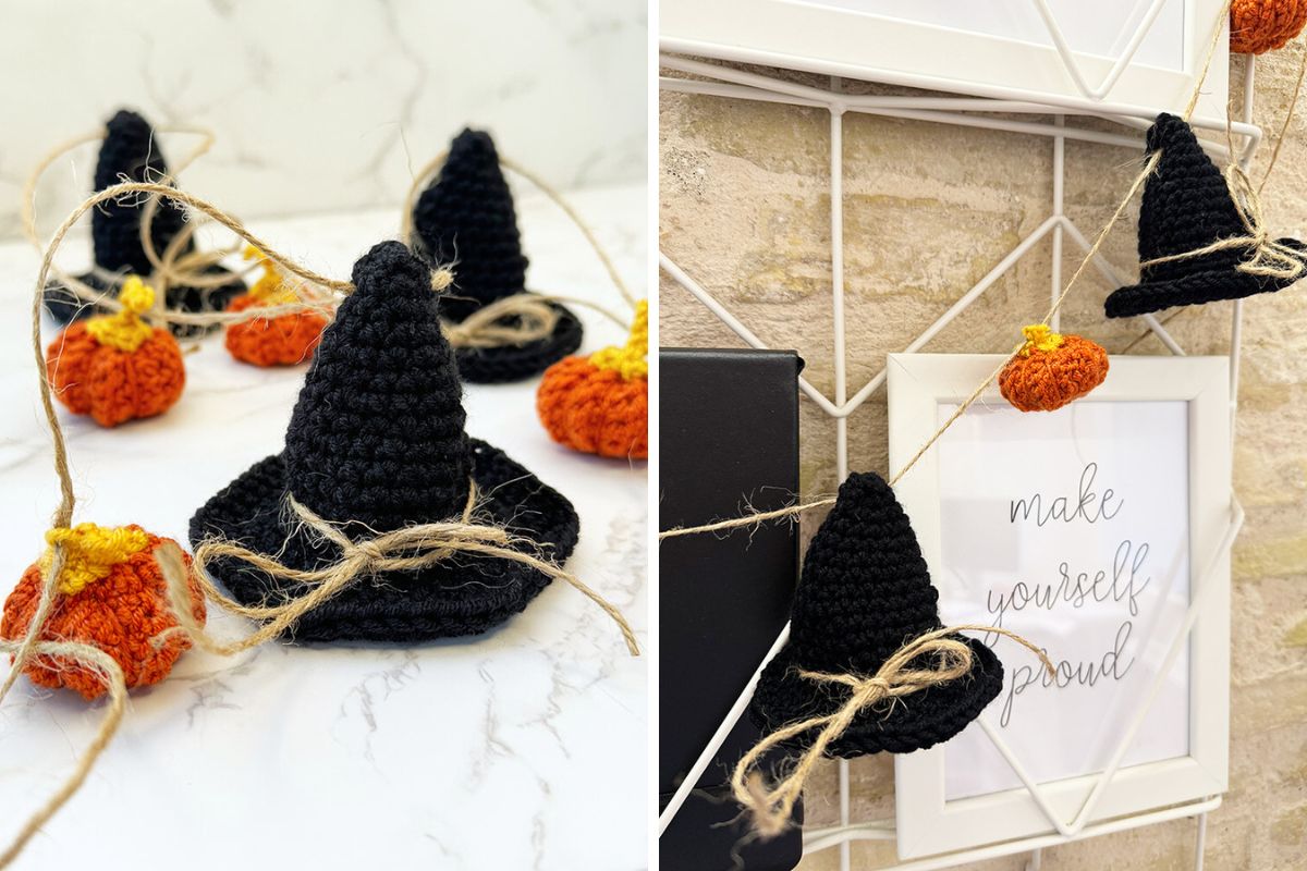 Crochet Halloween Garland Pattern - Handy Little Me Shop