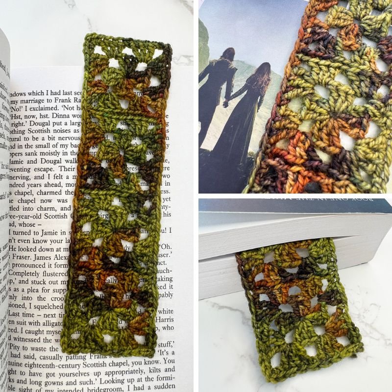 Granny Square Crochet Bookmark Pattern - Handy Little Me Shop