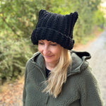 Crochet Cat Ear Hat Pattern – Easy Beanie in 5 Sizes for Kids & Adults