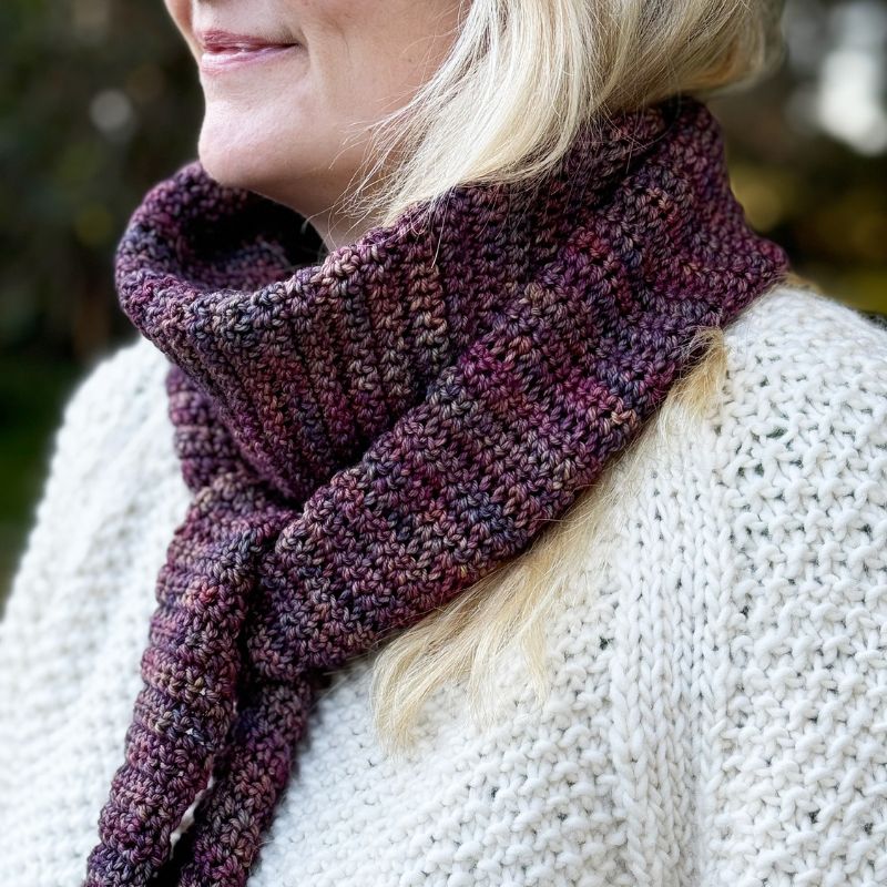 Crochet Skinny Scarf Pattern