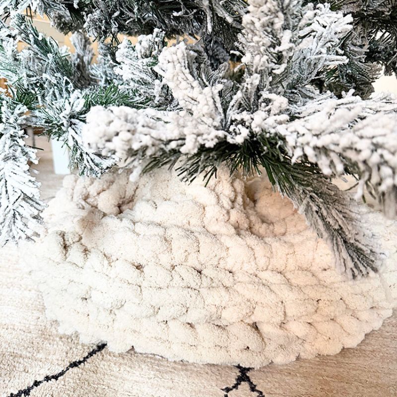 Farmhouse Crochet Tree Skirt Pattern - Handy Little Me Shop