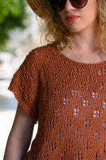 The Erato Tee Knitting Pattern (Dandelion Fluff)