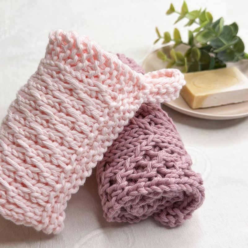 Diamond Trellis Stitch Dishcloth Knitting Pattern PDF - Handy Little Me Shop