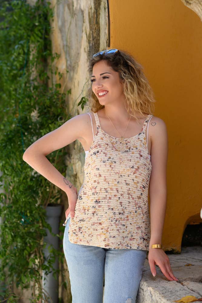 The Thalia Top Knitting Pattern (Garter Stitch) - Handy Little Me Shop