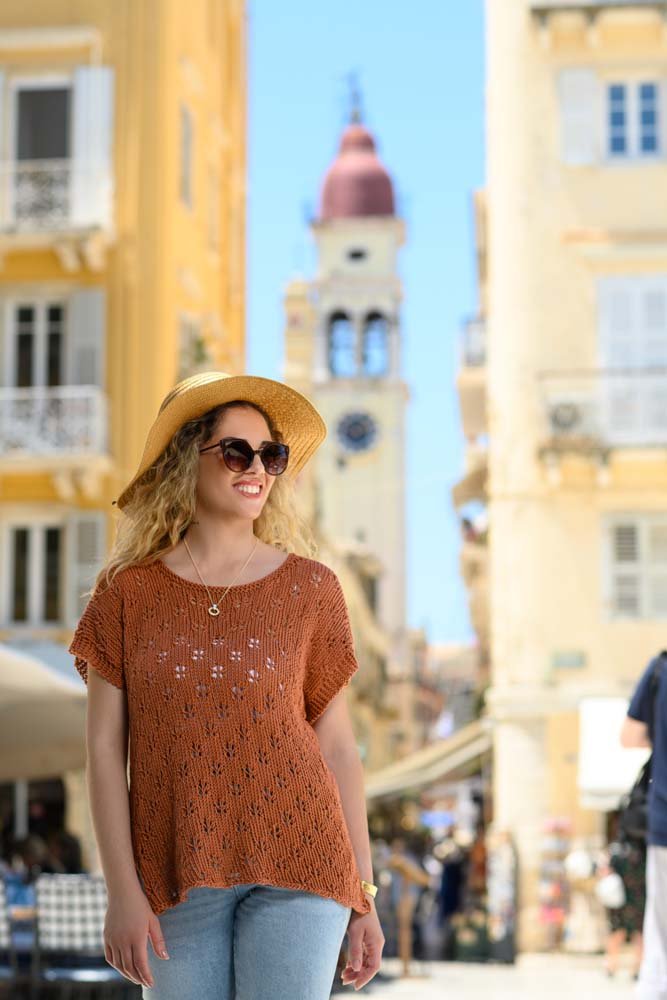 The Erato Tee Knitting Pattern (Dandelion Fluff) - Handy Little Me Shop