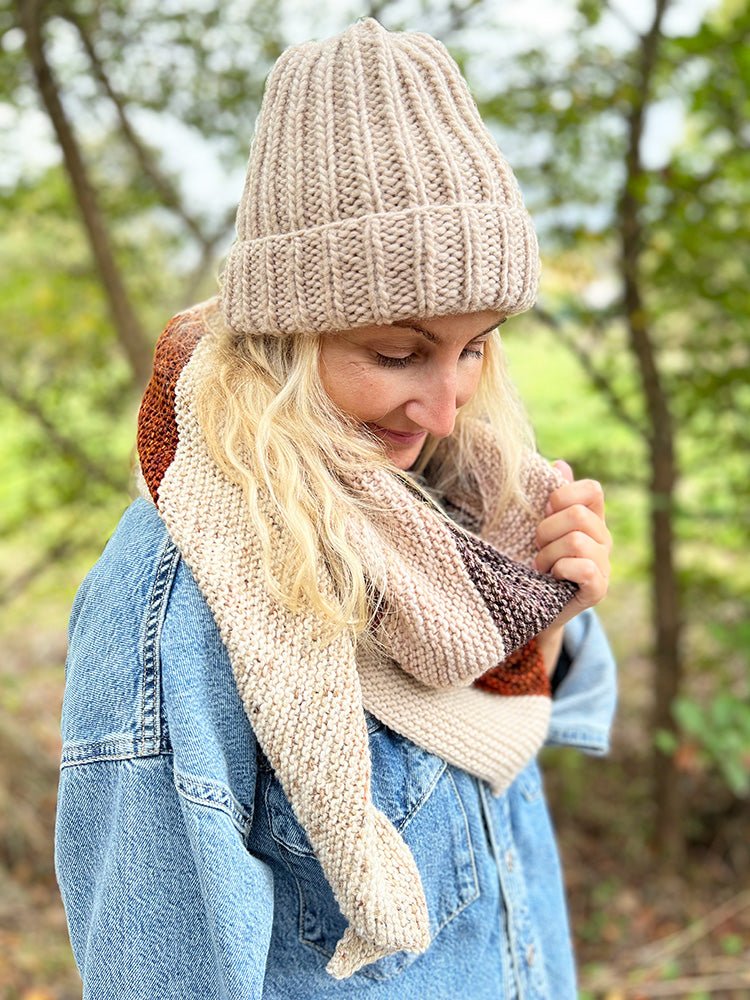 Stash Busting Shawl Knitting Pattern - Handy Little Me Shop