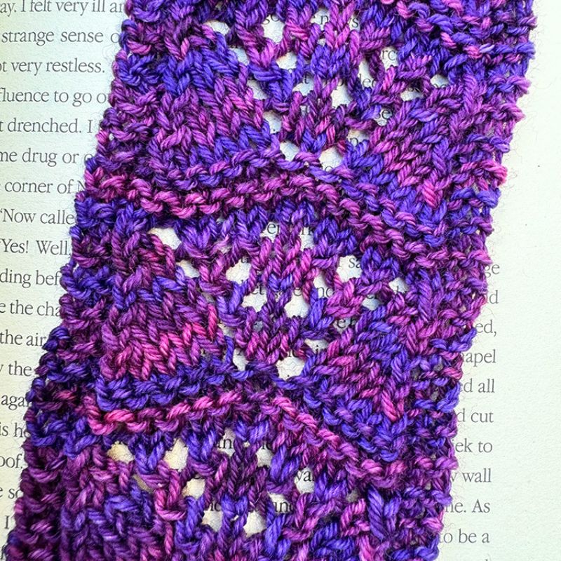 Enchanted Bookmark Knitting Pattern