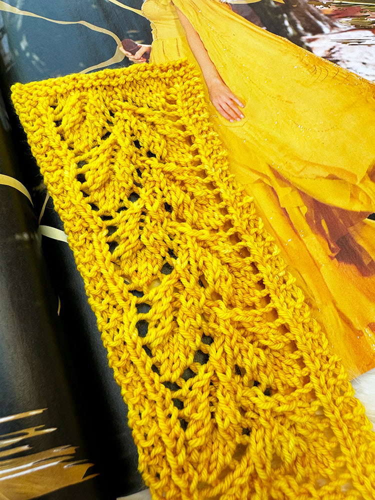 Autumn Leaves + Evermore: Lace Bookmark