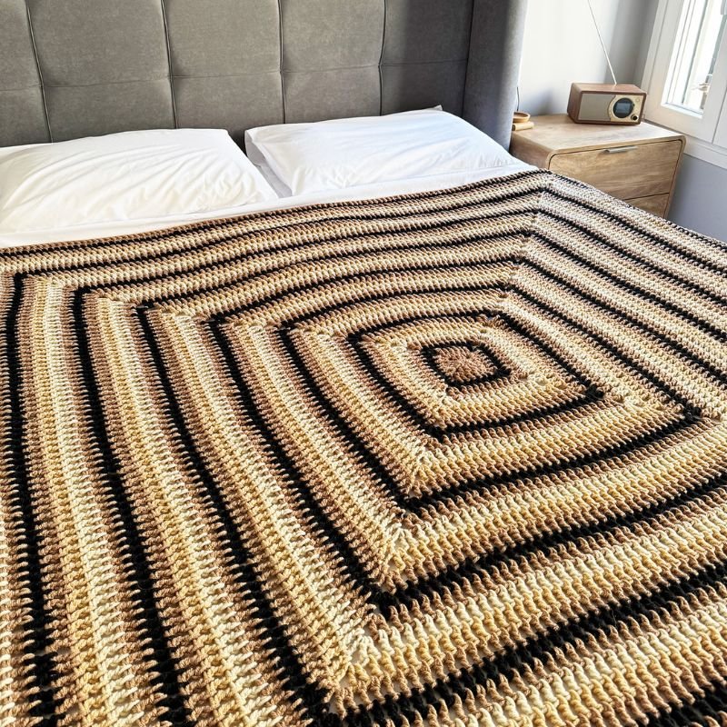 Granny Square Blanket - Handy Little Me Shop