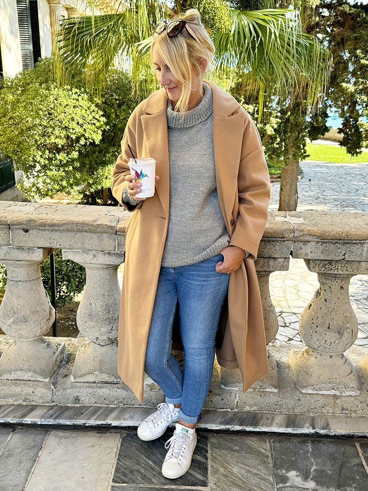 Turtleneck Sweater Pattern (Knit In The Round) - Handy Little Me Shop