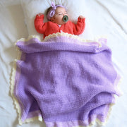 Easy Crochet Baby Blanket (Moss Stitch) - Handy Little Me Shop