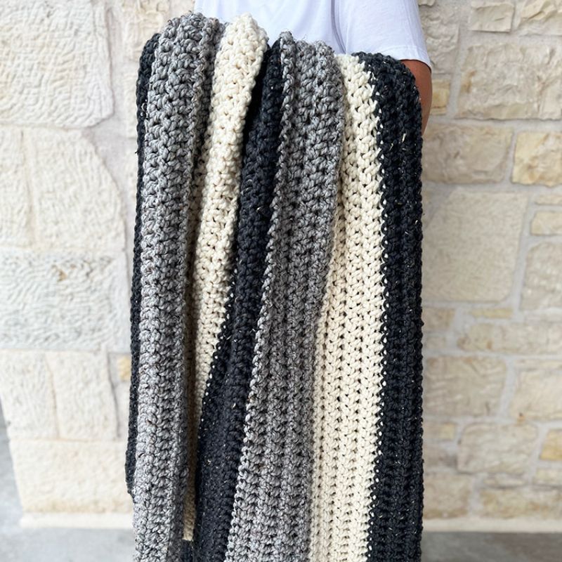 Beginner Crochet Blanket Pattern - Handy Little Me Shop