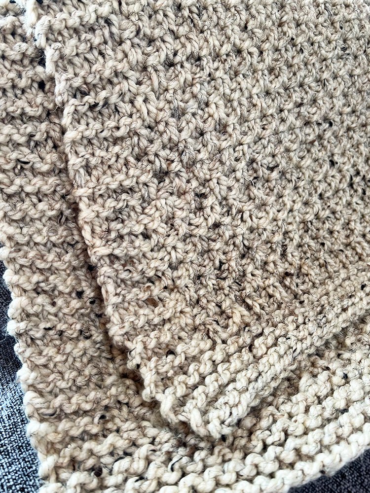 Beginner Blanket Knitting Pattern (Irish Moss Stitch) - Handy Little Me Shop