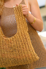 Raffia Japanese Knot Bag Knitting Pattern