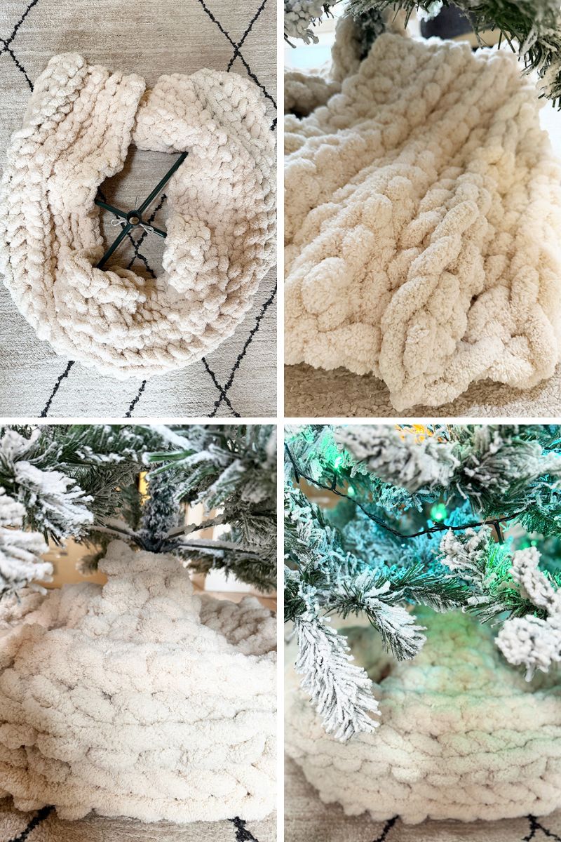 Farmhouse Crochet Tree Skirt Pattern - Handy Little Me Shop