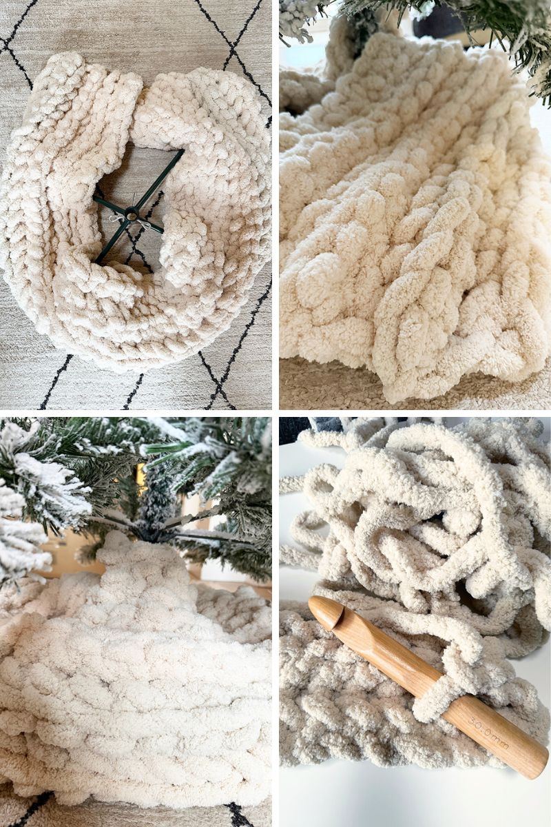 Farmhouse Crochet Tree Skirt Pattern - Handy Little Me Shop