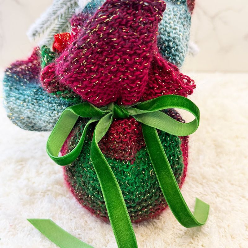 Knitted Christmas Bauble Cover Pattern - Handy Little Me Shop