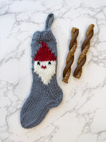 Mini Santa Christmas Stocking Knitting Pattern