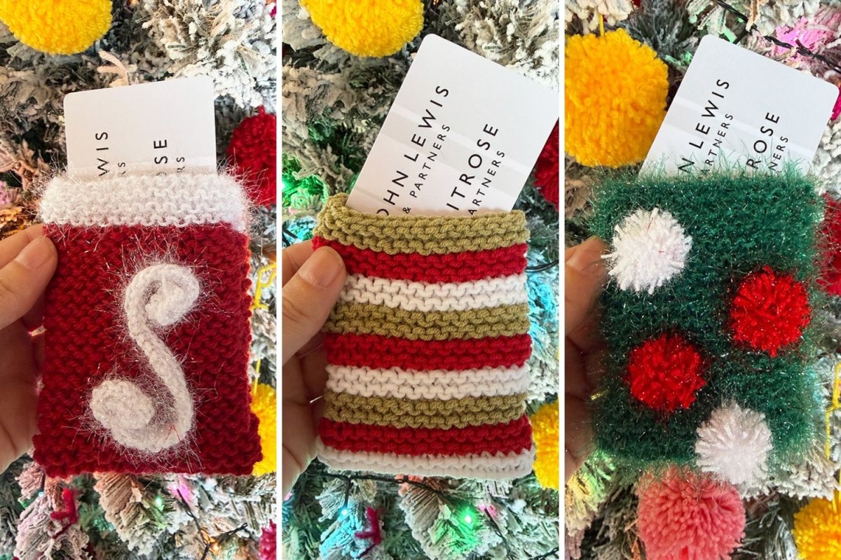 Knitted Gift Card Holder x 3 Patterns - Handy Little Me Shop