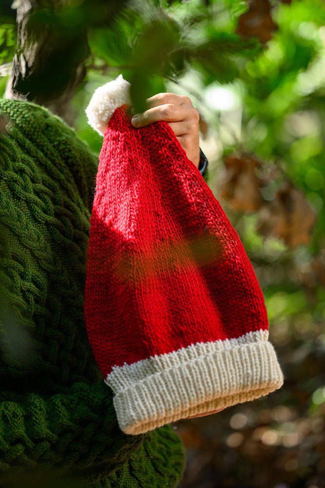 Santa Hat Knitting Pattern - Handy Little Me Shop