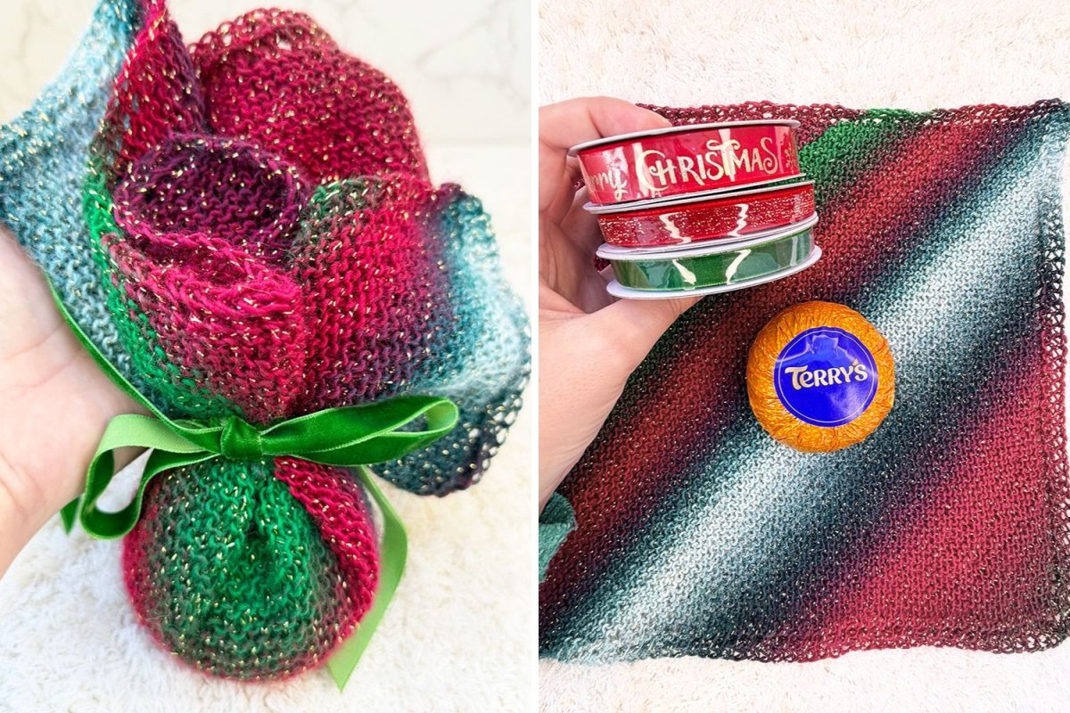 Knitted Christmas Bauble Cover Pattern - Handy Little Me Shop