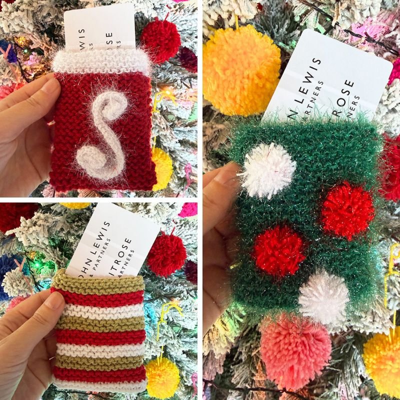 Knitted Gift Card Holder x 3 Patterns - Handy Little Me Shop