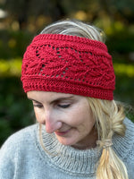 Falling Leaves Headband Knitting Pattern