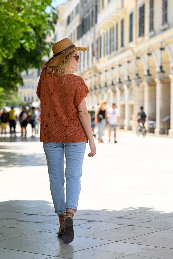 The Erato Tee Knitting Pattern (Dandelion Fluff) - Handy Little Me Shop