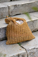 Raffia Japanese Knot Bag Knitting Pattern