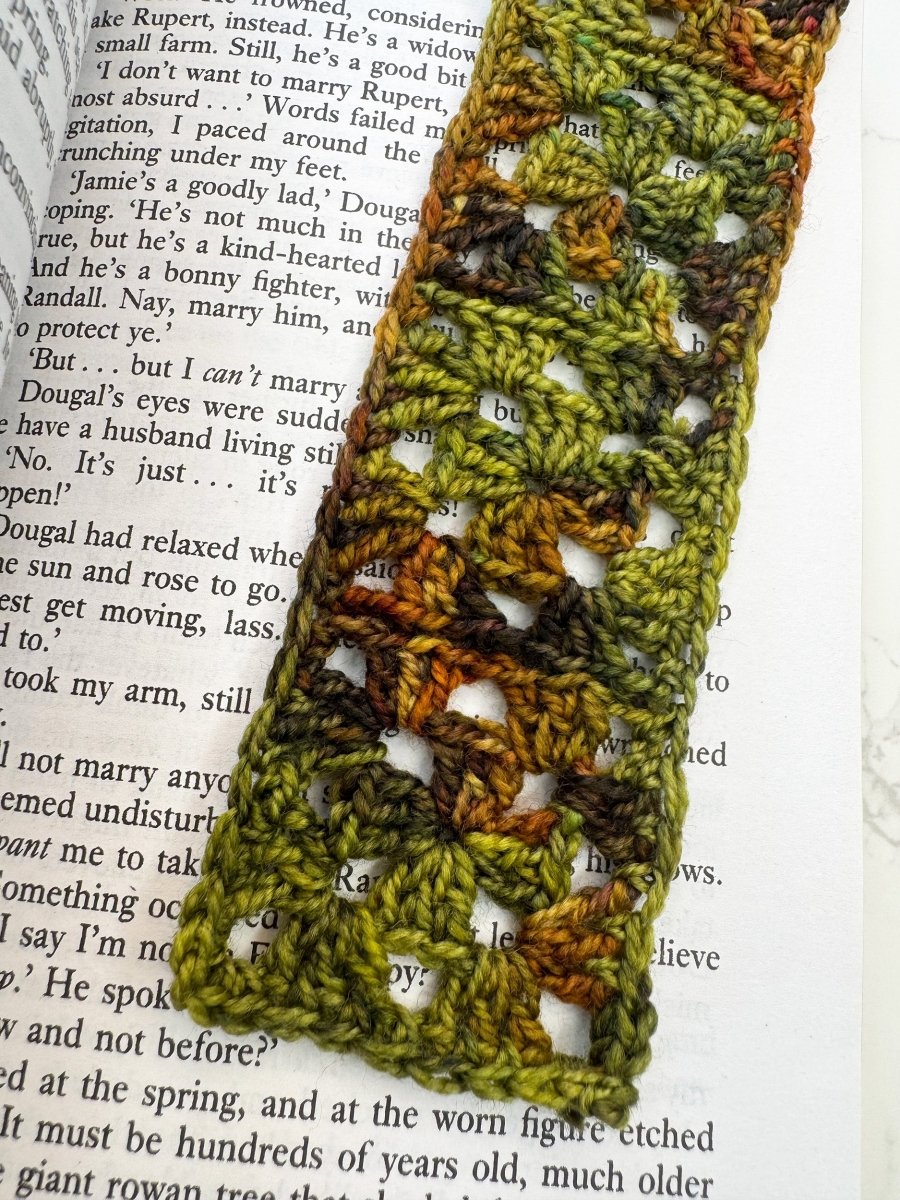 Granny Square Crochet Bookmark Pattern - Handy Little Me Shop