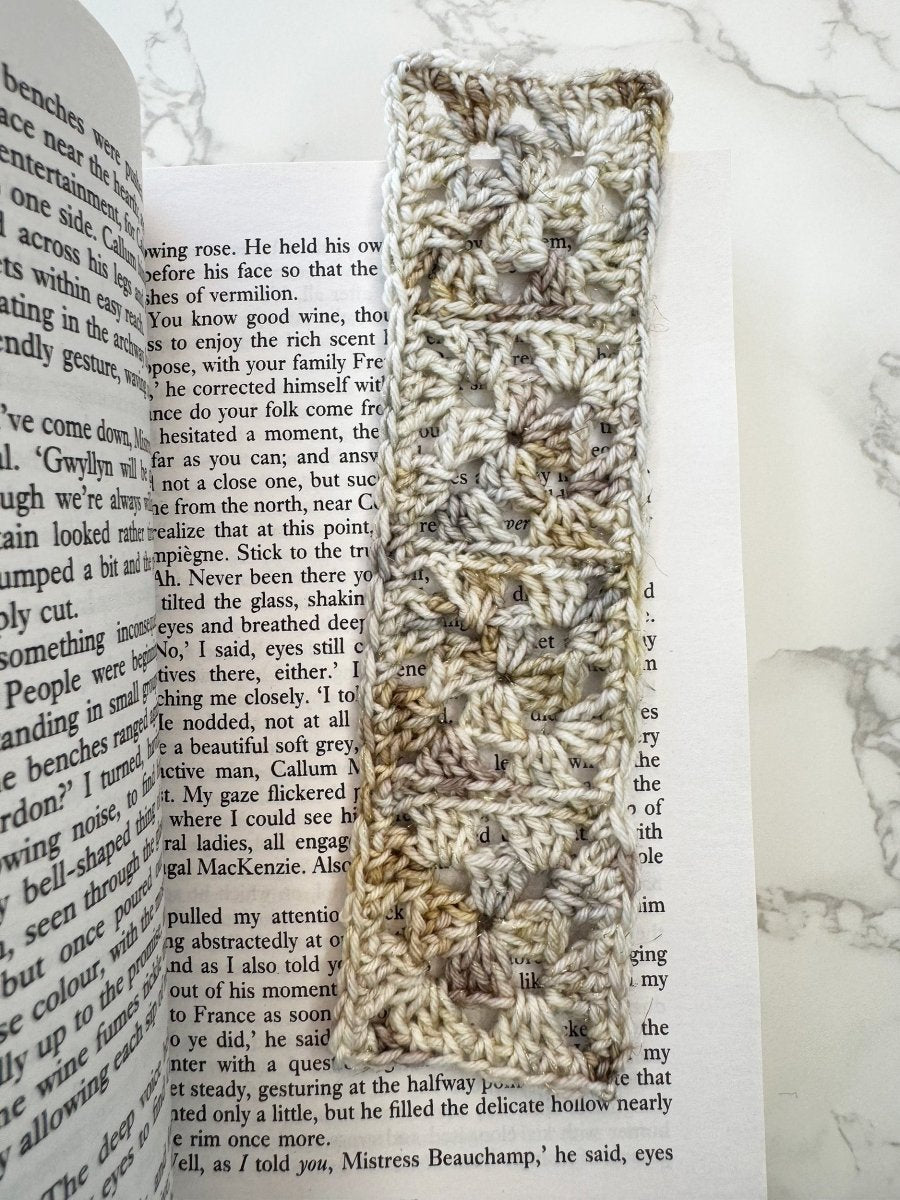 Granny Square Crochet Bookmark Pattern - Handy Little Me Shop