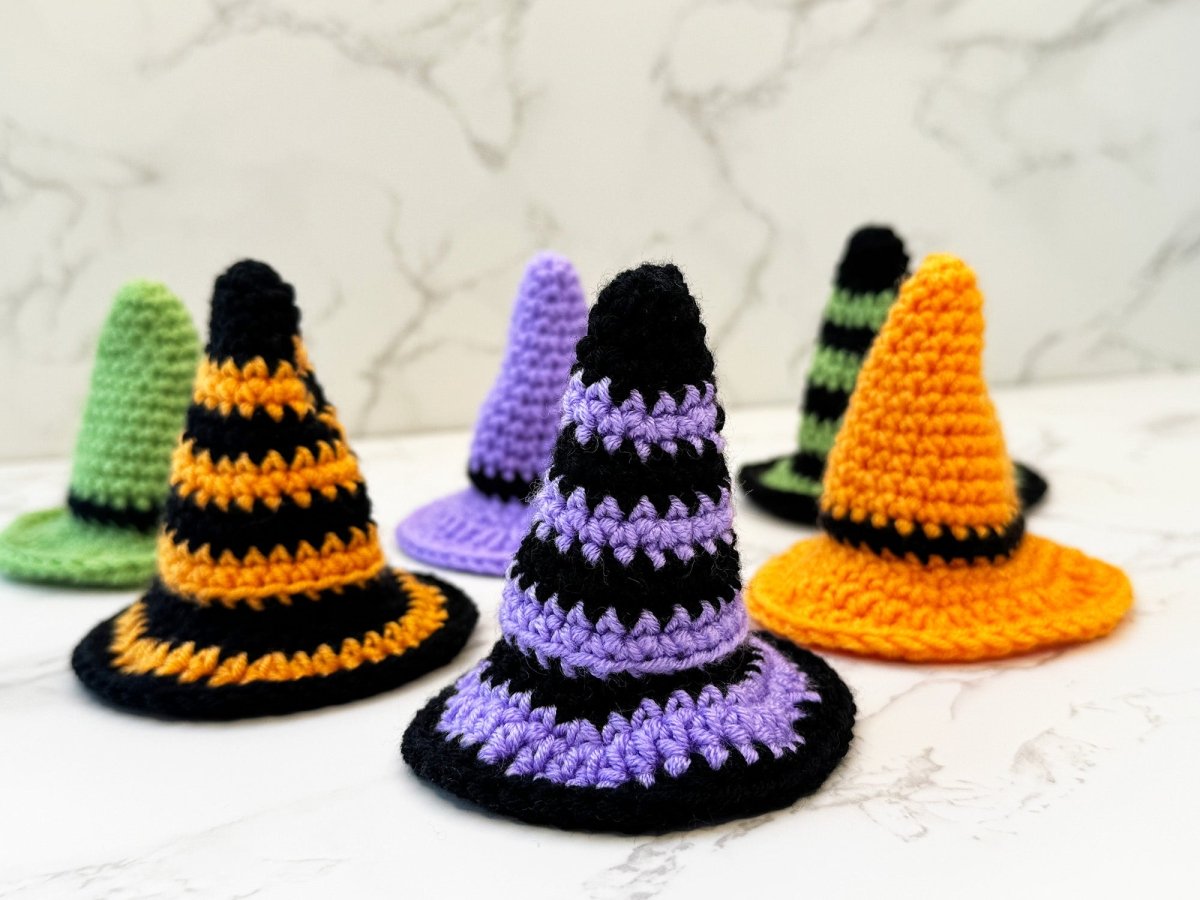 Crochet Mini Witch Hat Pattern - Handy Little Me Shop