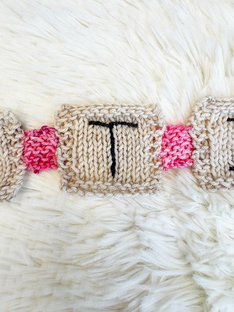 Swiftie Bracelet Bookmark Knitting Pattern - Handy Little Me Shop